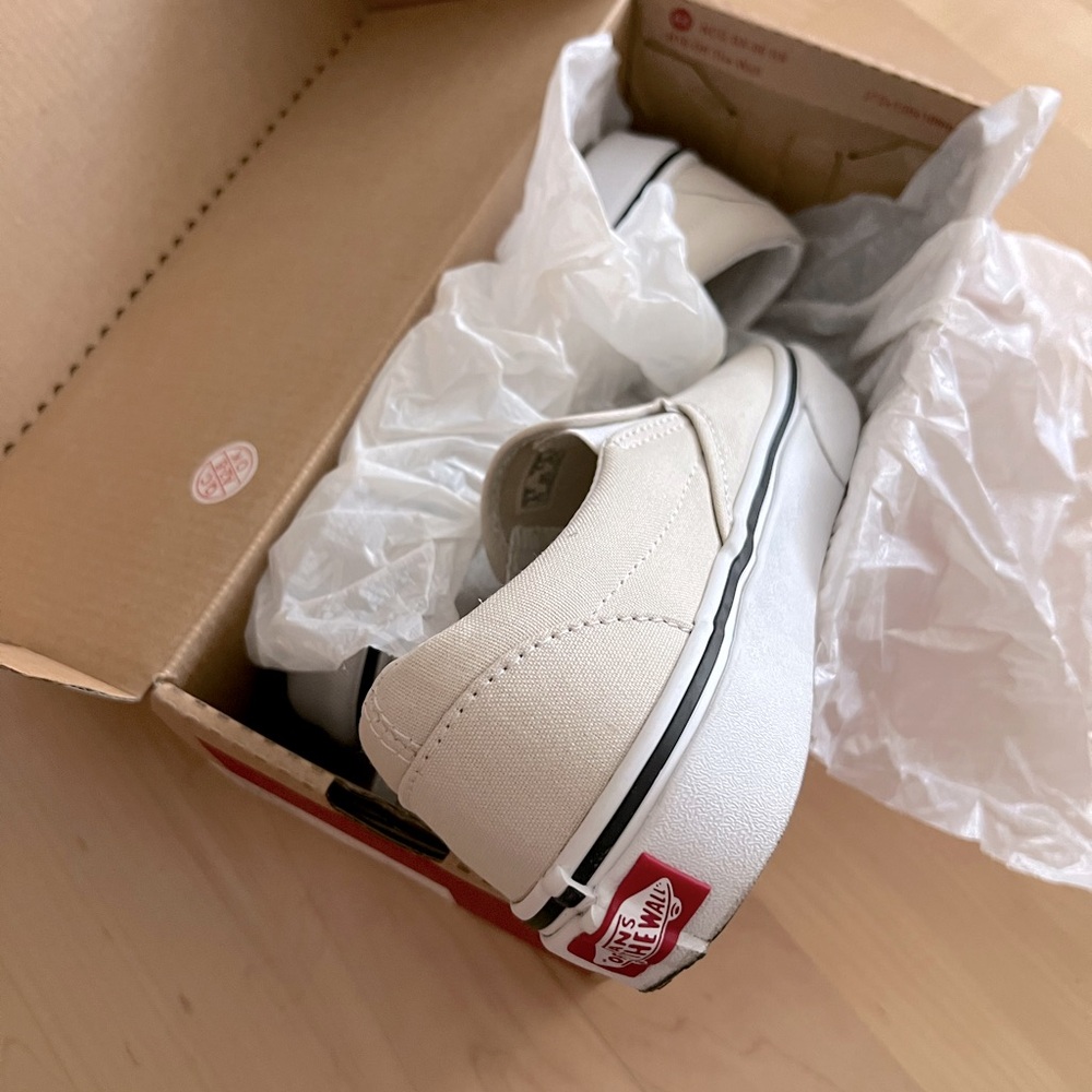 Vans classic slip-on birch, 3.5men/5.0wmn